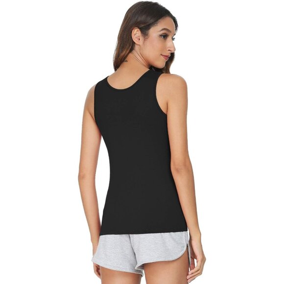 Women's Modal Tank Tops Sleeveless Basic Layering Camisoles Medium - Picture 4 of 5